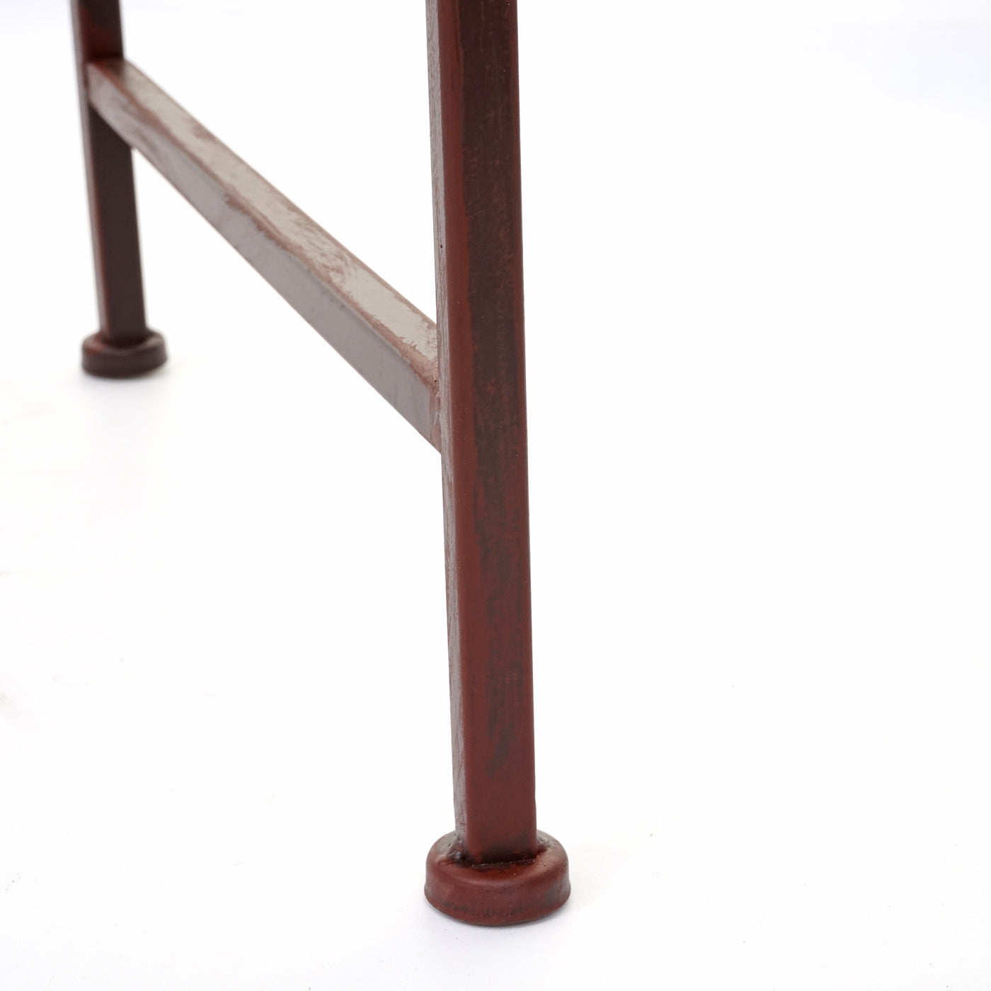 Cosmo Casa - Tuinbank - Decoratief - Metaal - Roestbruin - 150 cm - Zonder zitkussen