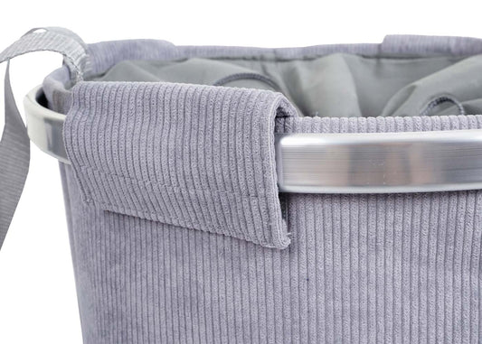 Cosmo Casa - Wasverzamelaar - Met Trekkoord en Handvat - 55x39cm - Grijs