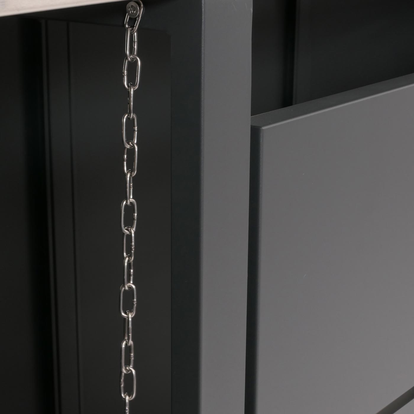 Cosmo Casa - 4-delige Prullenbakbekleding - Uitbreidbaar - RVS & Metaal - Antraciet - 92 kg