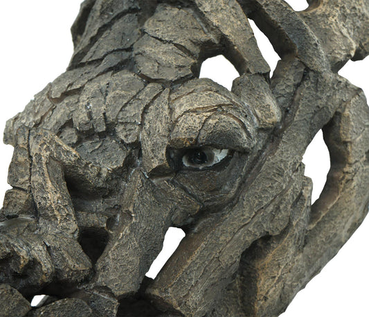 Cosmo Casa - Wanddecoratie - Neushoornkop - Polyresin - Grijs - 26 cm