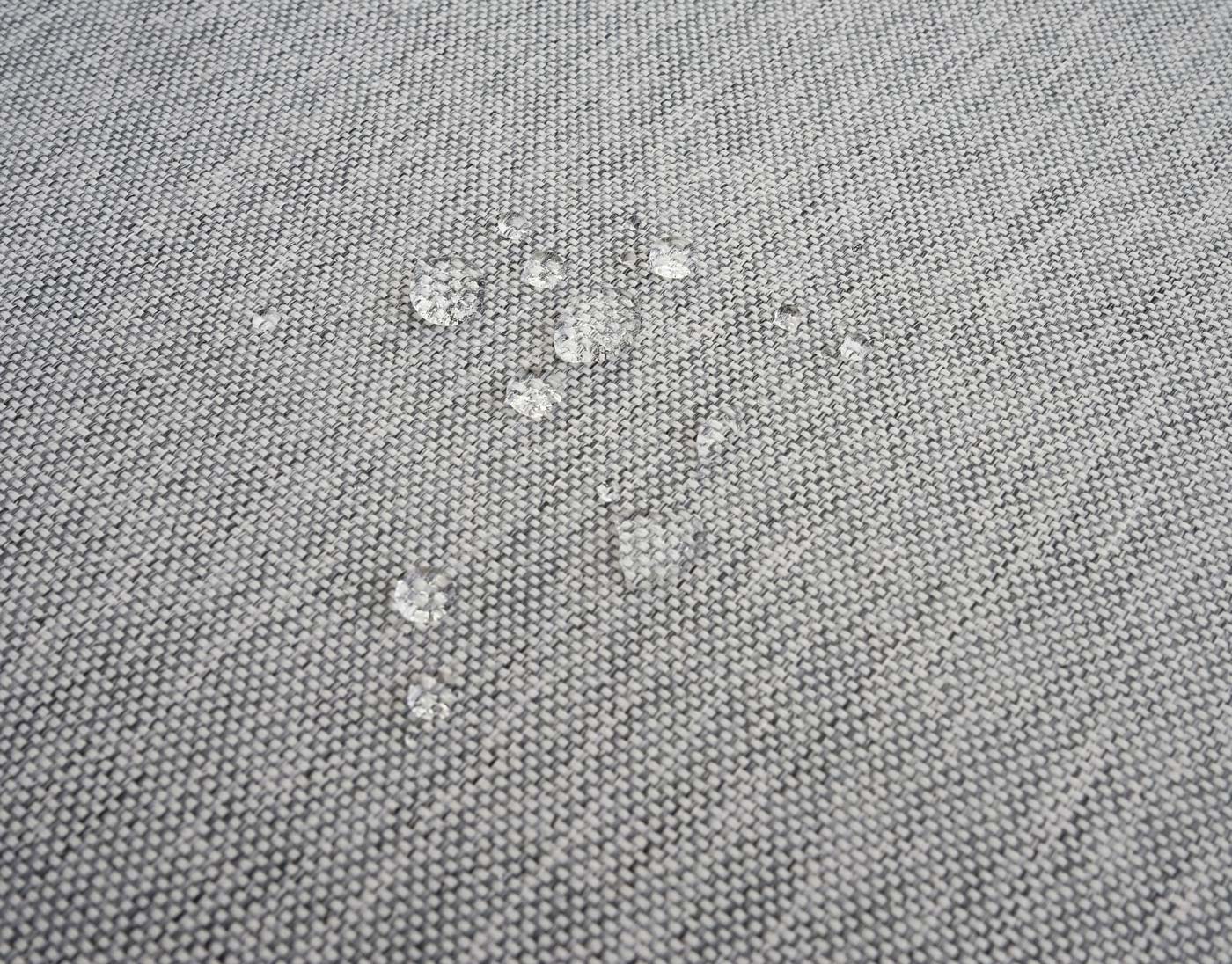 Cosmo Casa - Tuinset met Fauteuil - Loungebank & Fauteuil - Gesponnen Poly & Acaciahout & Aluminium - Lichtbruin - Bekleding Lichtgrijs