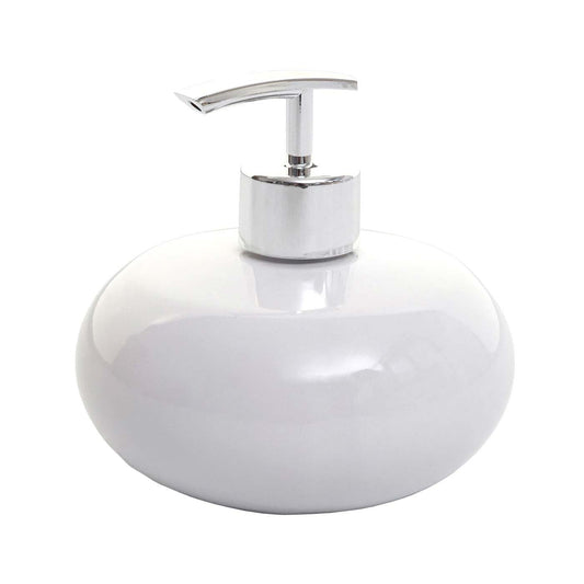 Cosmo Casa - 5-delige Badkamerset - Toiletset Badkameraccessoires - Keramiek - Wit