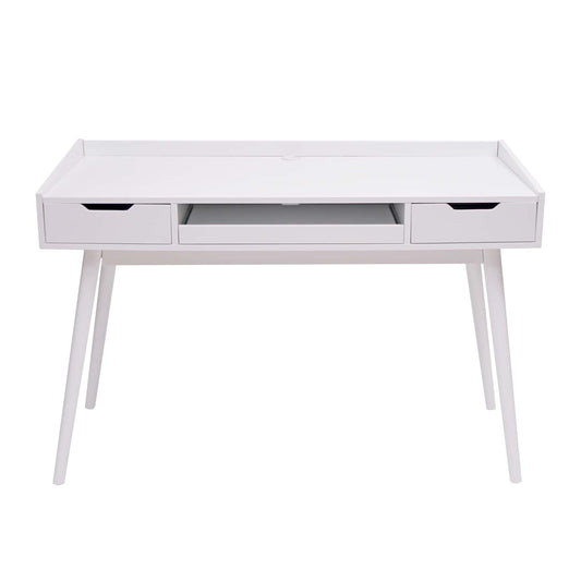 Cosmo Casa - Bureau - Met lade - MDF - Wit - 120x55cm