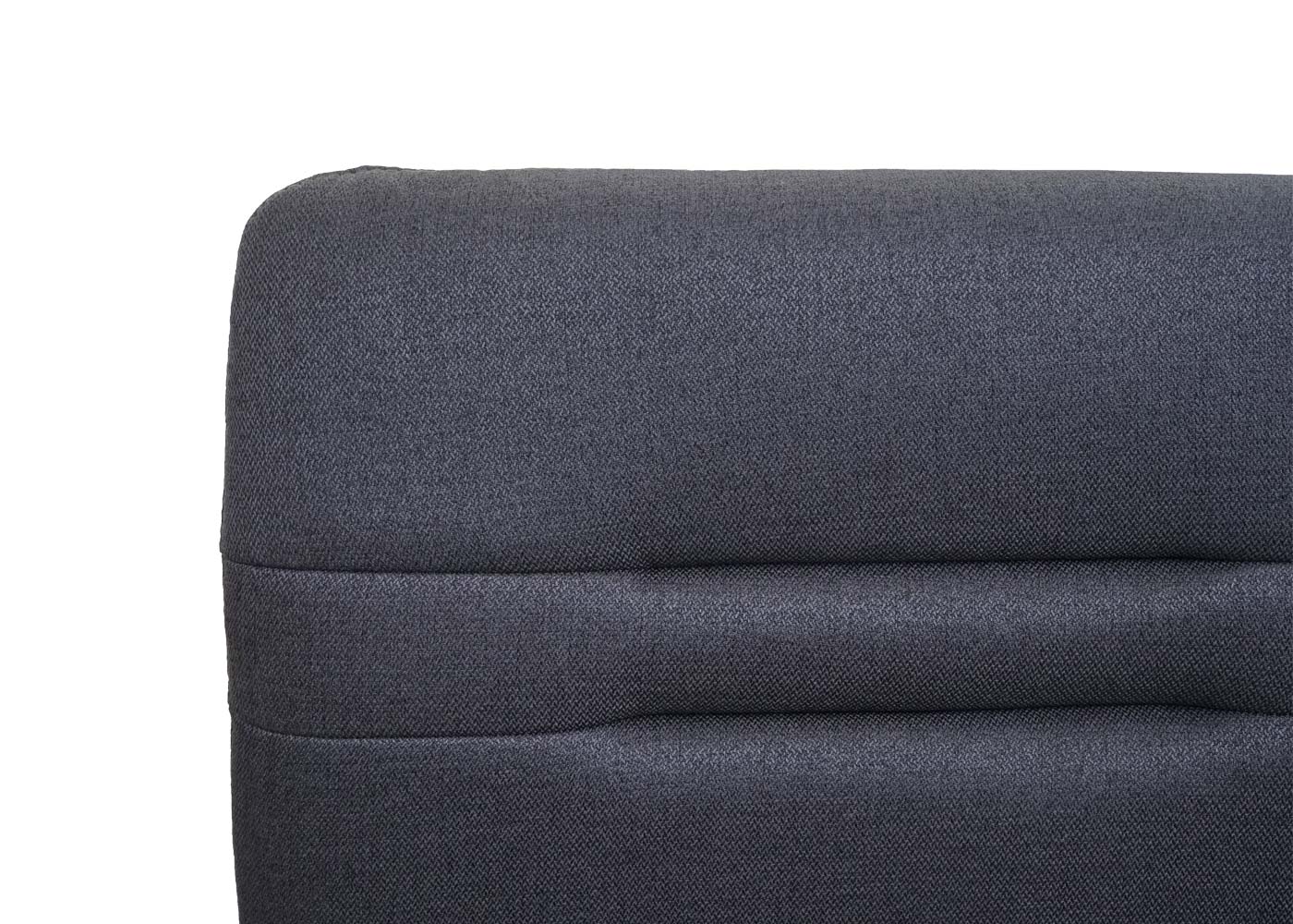 Cosmo Casa - Eetkamerbank - Gestoffeerd - Textiel - Grijs - 160 cm