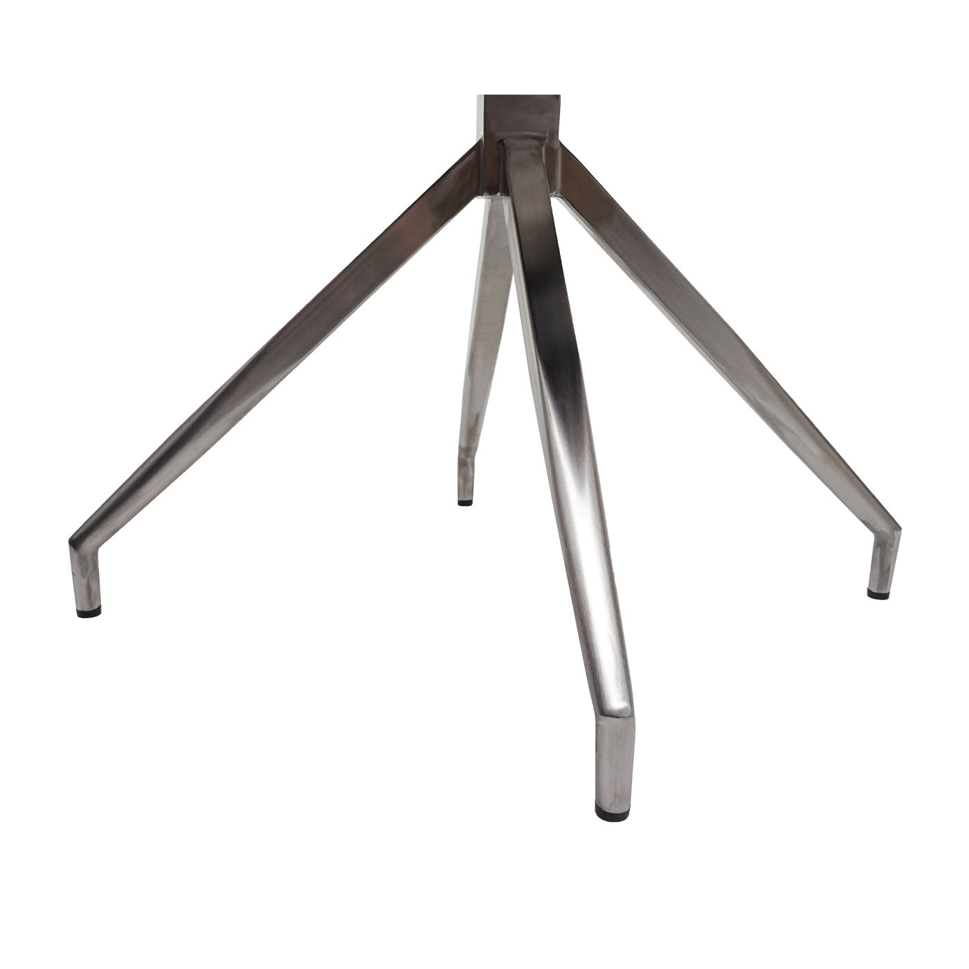 Cosmo Casa - Eetkamerstoel - Gestoffeerd - Textiel & Roestvrij staal - Bruin