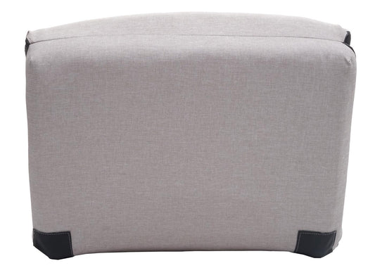 Cosmo Casa - Slaapfauteuil - Opklapbaar design - Stof/textiel - Donkergrijs-lichtgrijs