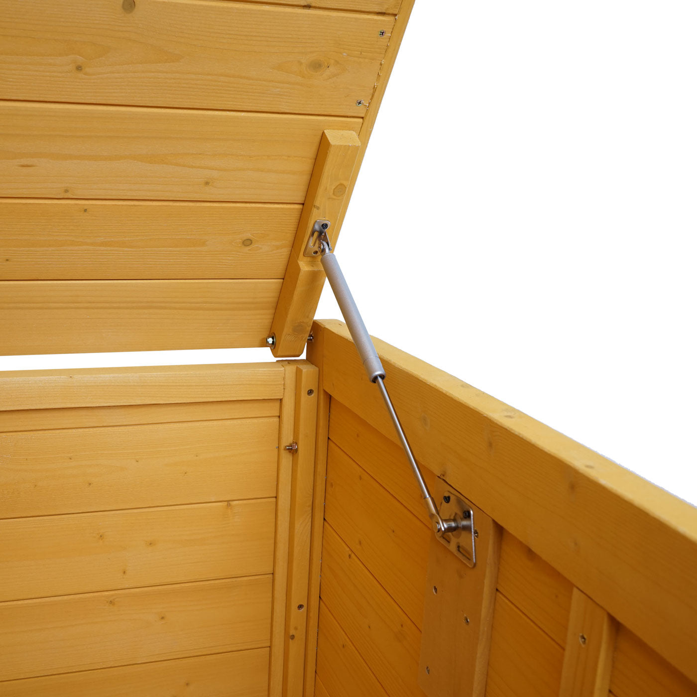 Cosmo Casa - Afvalbakverlengstuk - Voor 1-2-bak systeem - Hout - Bruin - 120x68x104cm