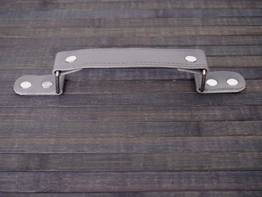 Cosmo Casa - Wasmand - 2 compartimenten - Bamboe - Donkergrijs - 63×55×34 cm