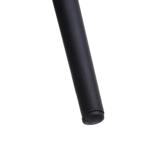 Cosmo Casa - Eetkamerstoelen set van 2 - Vintage stijl - Metaal - Grijs