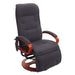 Cosmo Casa - Relaxfauteuil - Massagefauteuil met Stof - Stof - Donkergrijs
