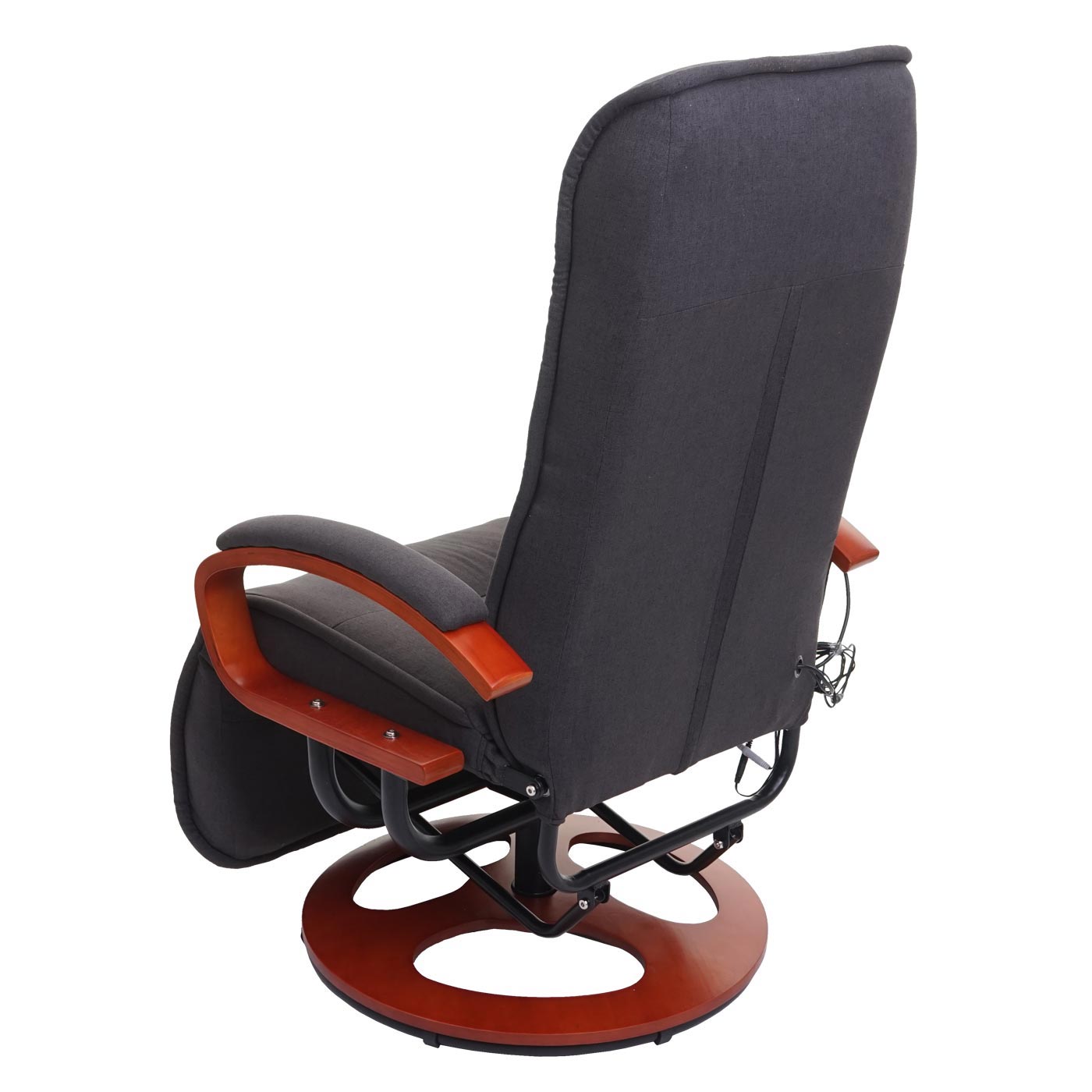 Cosmo Casa - Relaxfauteuil - Massagefauteuil met Stof - Stof - Donkergrijs
