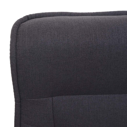 Cosmo Casa - Relaxfauteuil - Massagefauteuil met Stof - Stof - Donkergrijs