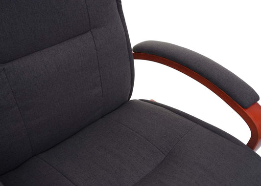 Cosmo Casa - Relaxfauteuil - Massagefauteuil met Stof - Stof - Donkergrijs