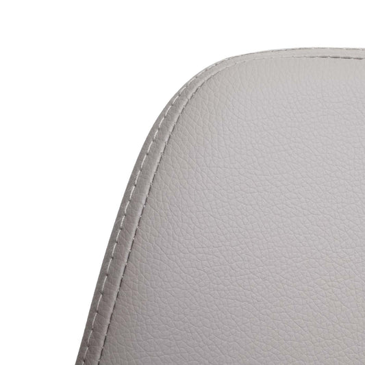 Cosmo Casa - Barkruk draaibaar - Tegenkruk barstoel - Hout kunstleer - Taupe