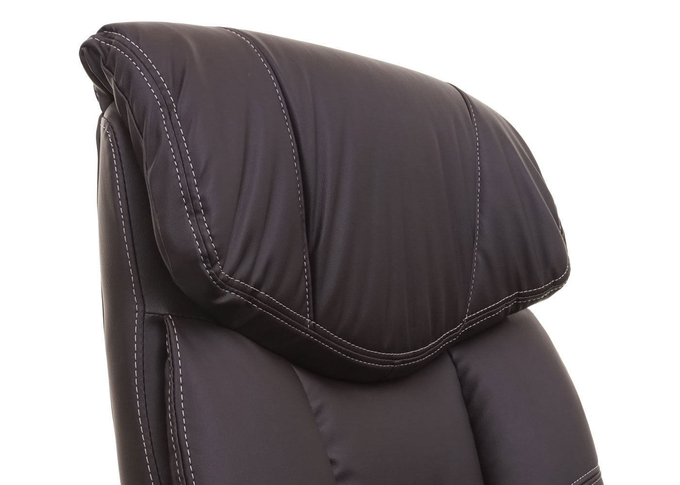 Cosmo Casa - Bureaustoel - Directiestoel - Kunstleer - Koffiebruin