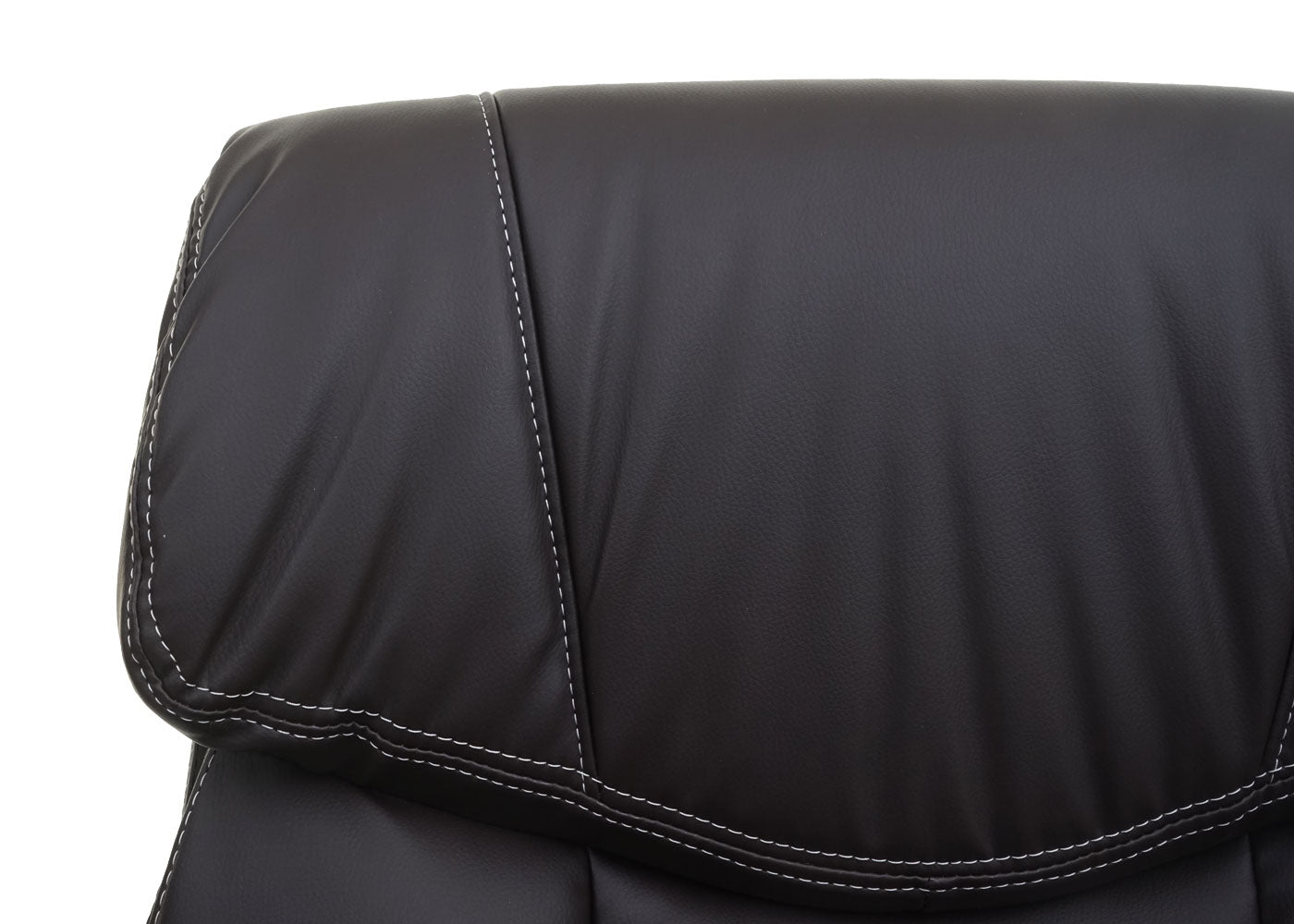 Cosmo Casa - Bureaustoel - Directiestoel - Kunstleer - Koffiebruin