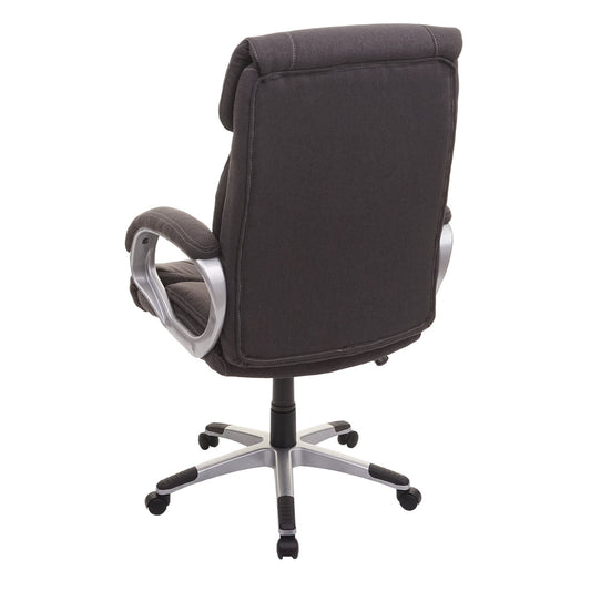 Cosmo Casa - Bureaustoel - Directiestoel - Draaistoel - Bureaustoel - Stoftextiel - MVG - Donkergrijs