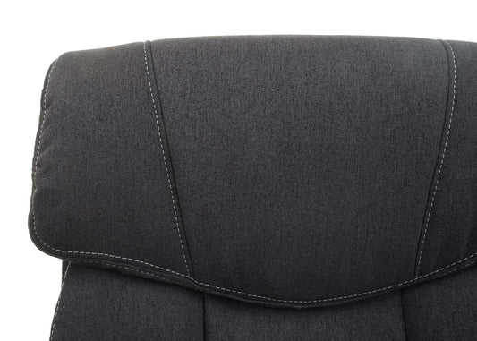 Cosmo Casa - Bureaustoel - Directiestoel - Draaistoel - Bureaustoel - Stoftextiel - MVG - Donkergrijs