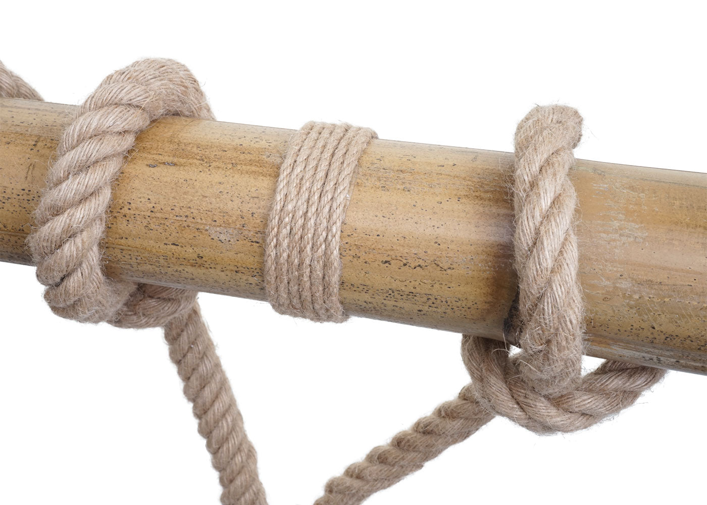 Cosmo Casa - Hanglamp - 3 lampenkappen - Bamboe en metaal - Zwart - Traliewerk