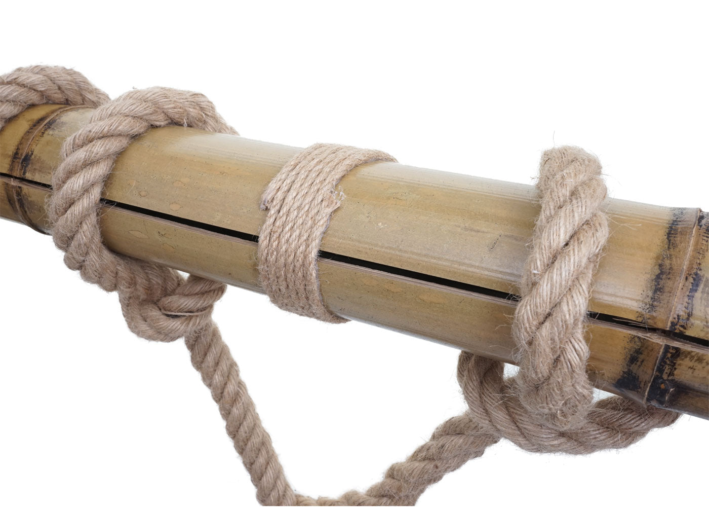 Cosmo Casa - Hanglamp - 3 spots - Bamboe en metaal - Zwart