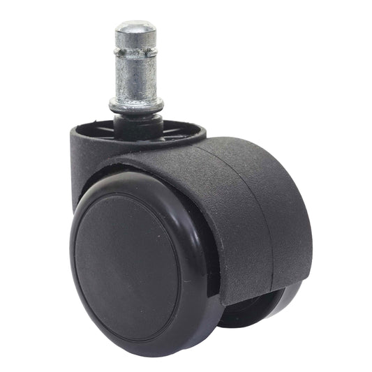 Cosmo Casa - Set Stoelwielen - Harde Vloer - Kunststof - Zwart - Draagkracht Hoog