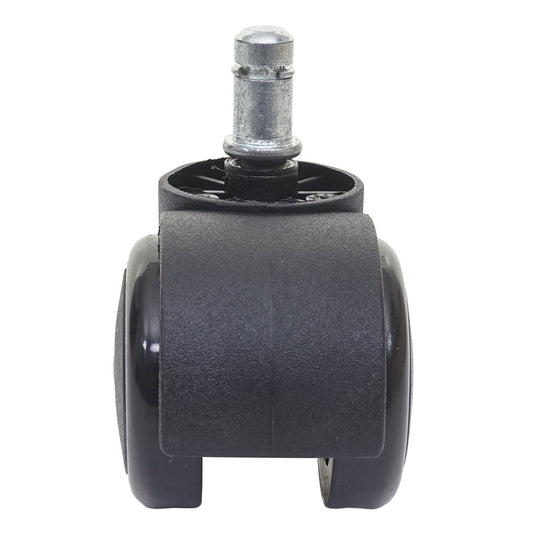 Cosmo Casa - Set Stoelwielen - Harde Vloer - Kunststof - Zwart - Draagkracht Hoog