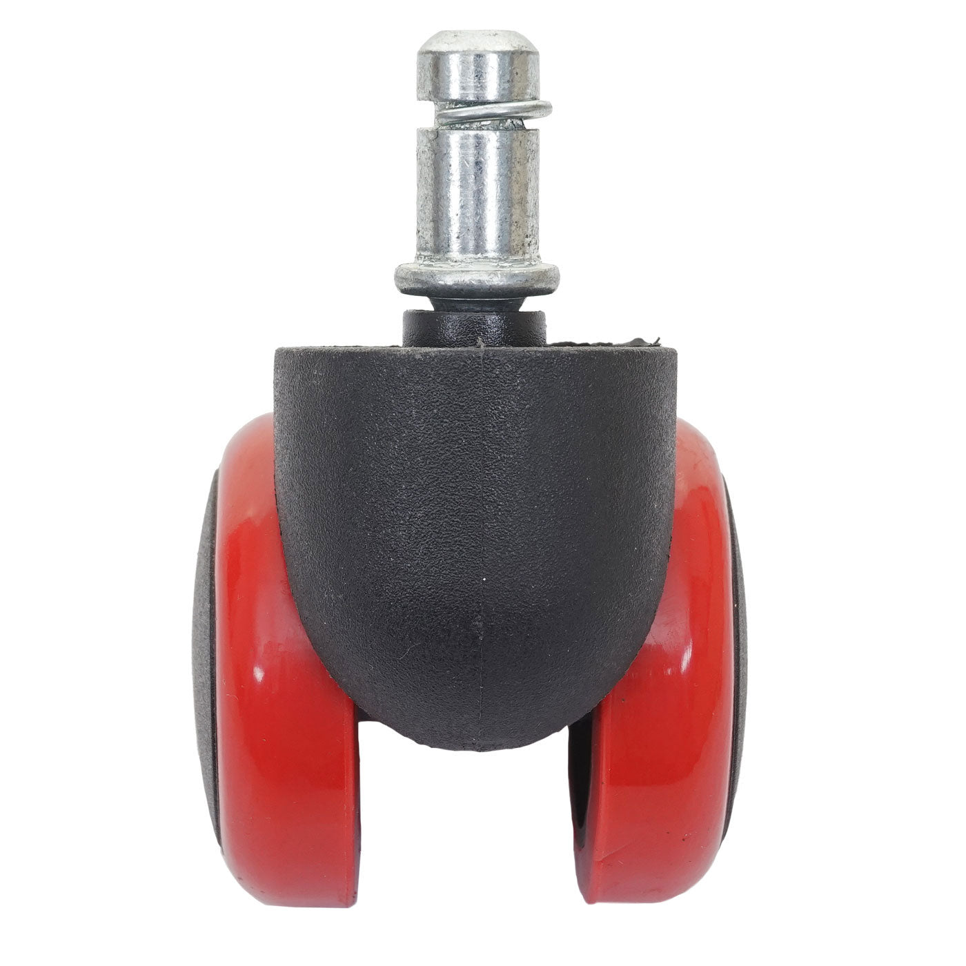 Cosmo Casa - Set Stoelwielen - Harde Vloer - Kunststof - Rood - Draagkracht Hoog