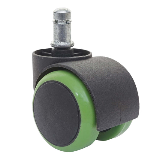 Cosmo Casa - Set Stoelwielen - Harde Vloer - Kunststof - Groen - Draagkracht Hoog