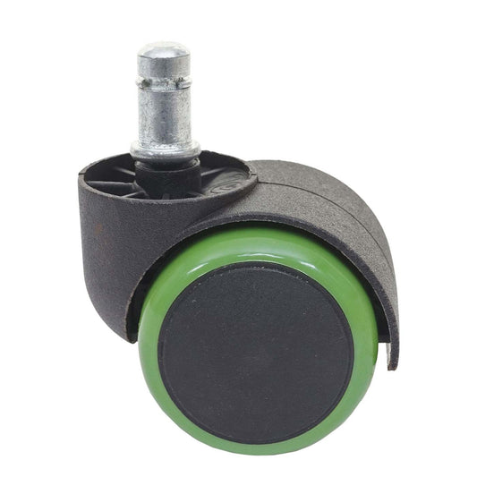 Cosmo Casa - Set Stoelwielen - Harde Vloer - Kunststof - Groen - Draagkracht Hoog