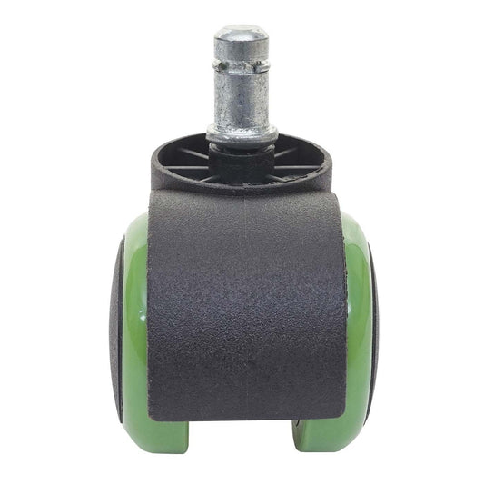 Cosmo Casa - Set Stoelwielen - Harde Vloer - Kunststof - Groen - Draagkracht Hoog