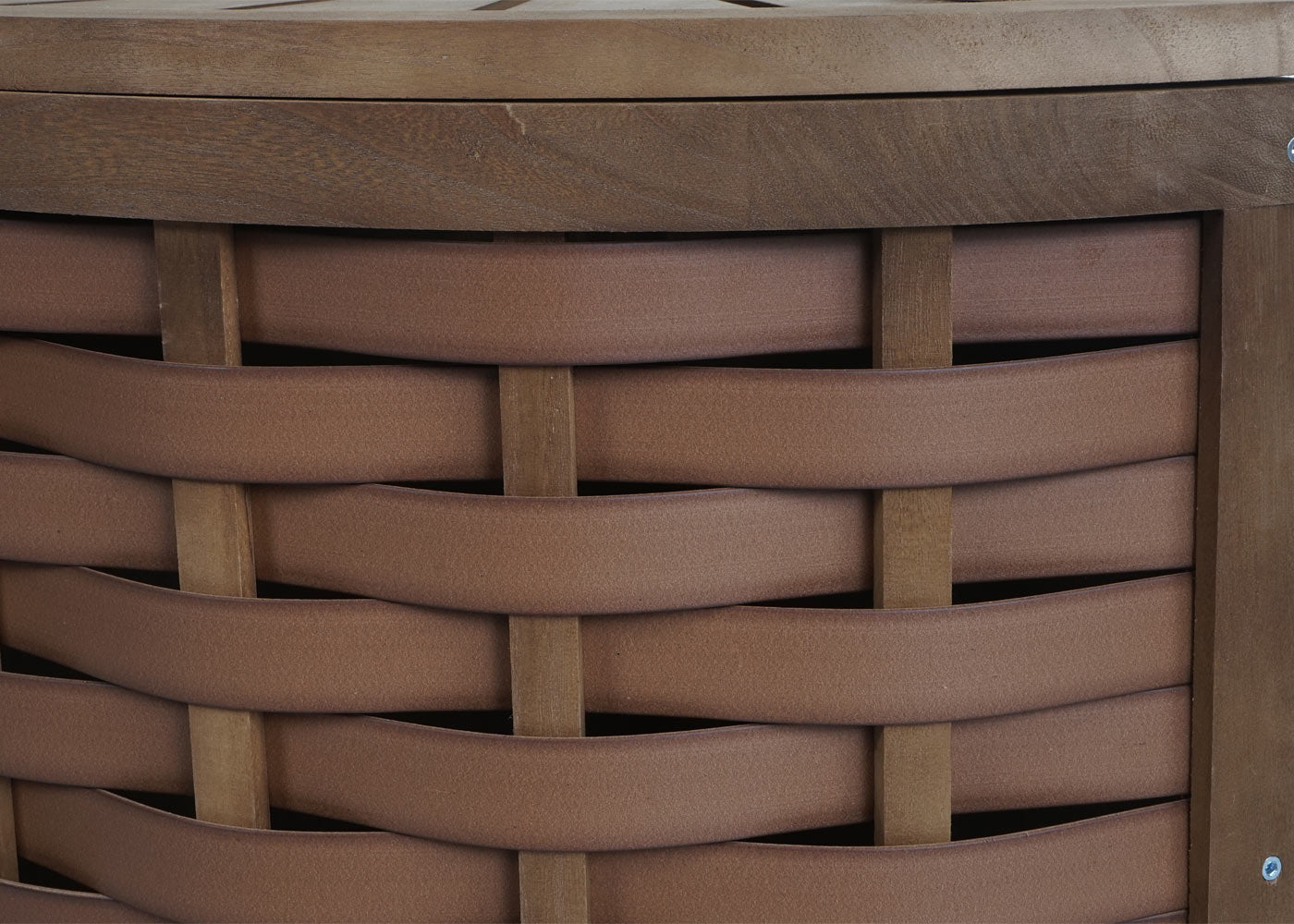 Cosmo Casa - Hoekwasmand - Inklapbaar - Bamboe - Bruin - 66×53×38 cm