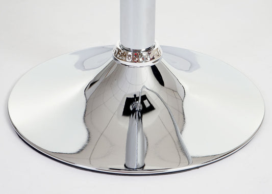 Cosmo Casa - Barkruk - In hoogte verstelbaar - Kunstleer - Zwart