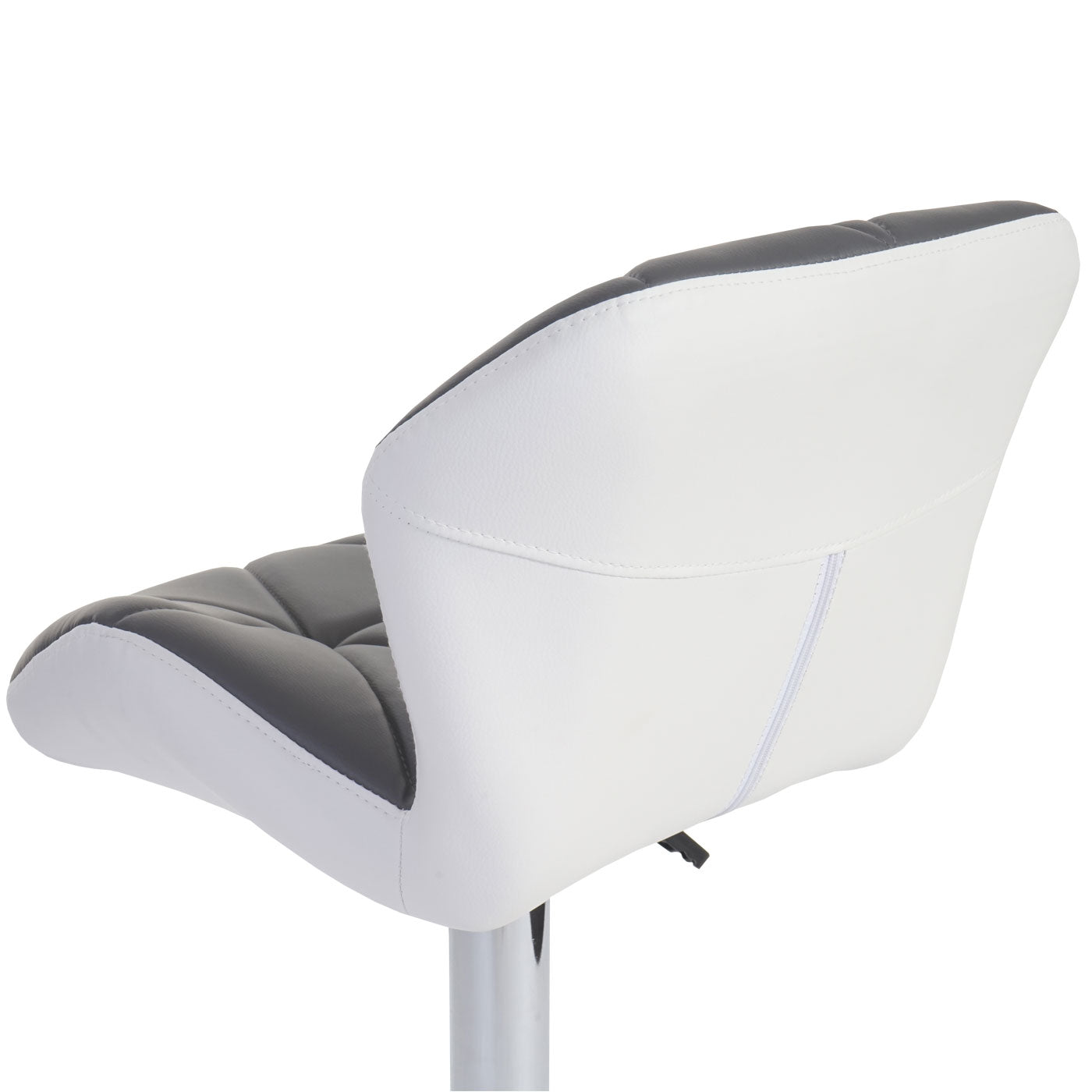 Cosmo Casa - Barkruk - In hoogte verstelbaar - Kunstleer - Grijs