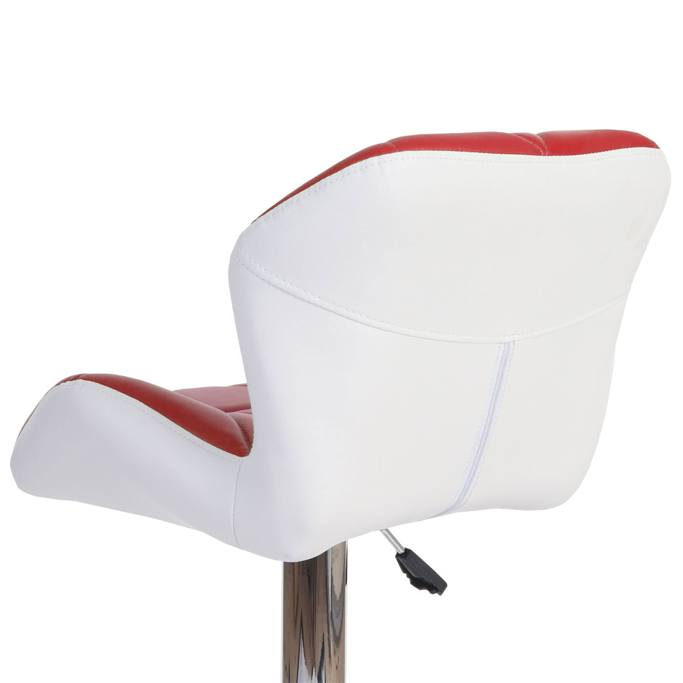 Cosmo Casa - Barkruk - In hoogte verstelbaar - Kunstleer - Rood