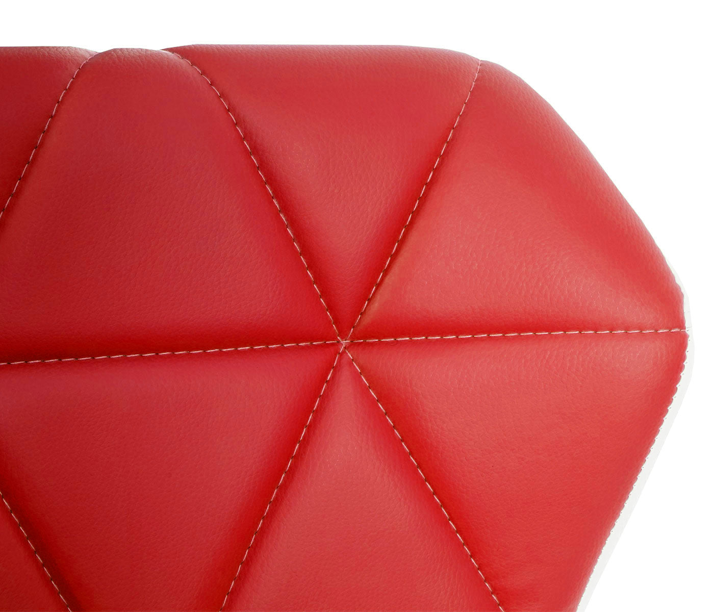 Cosmo Casa - Barkruk - In hoogte verstelbaar - Kunstleer - Rood