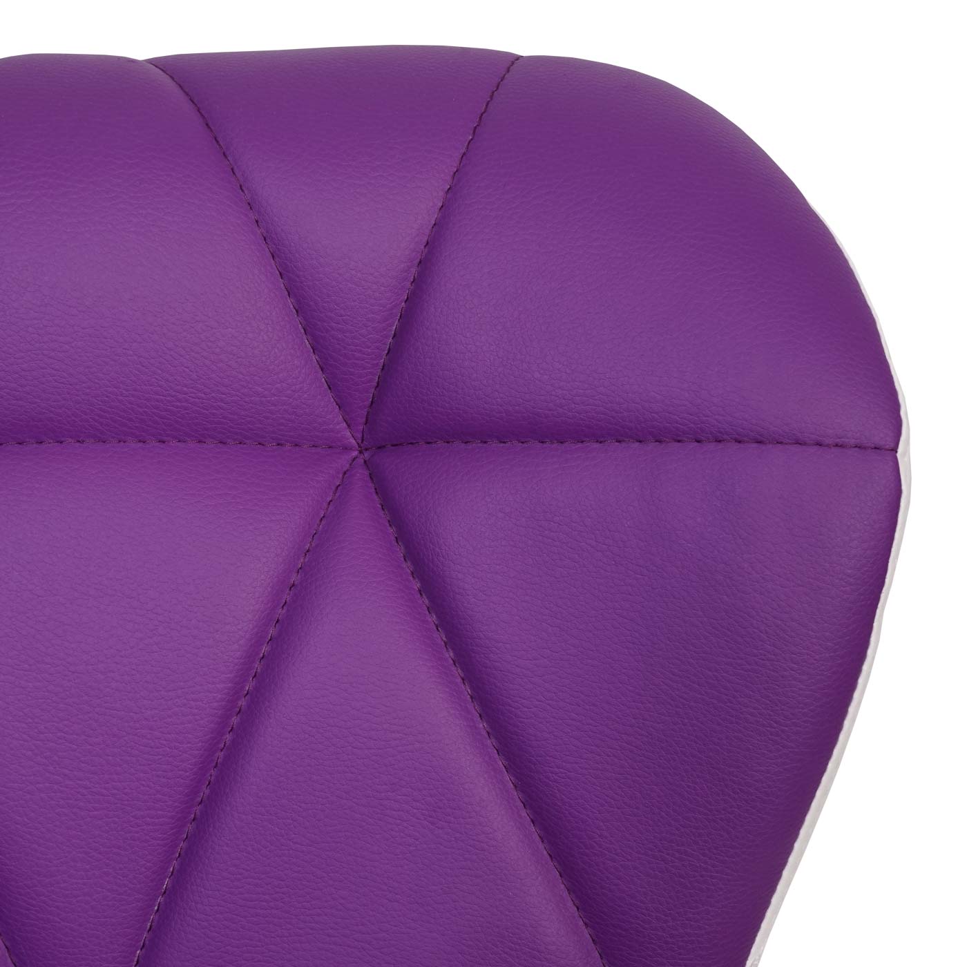 Cosmo Casa - Barkruk - In hoogte verstelbaar - Kunstleer - Paars