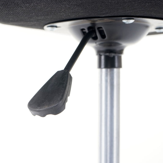 Cosmo Casa - Eetkamerstoel - In Hoogte Verstelbare Keukenstoel - Stof - Vintage Grijs