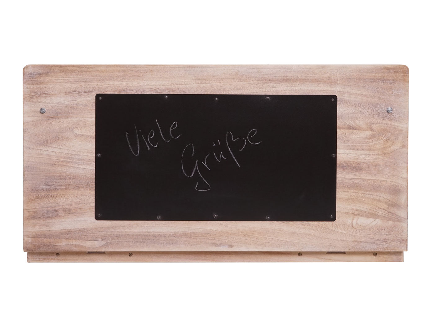 Cosmo Casa - Wandtafel opklapbaar - Wandplanktafel met plank - Massief hout - 120 x 60 cm