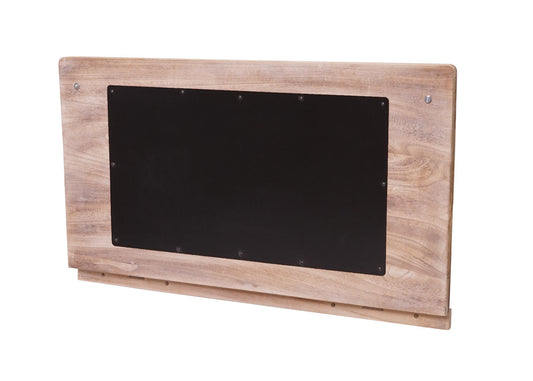 Cosmo Casa - Wandtafel opklapbaar - Wandplanktafel met plank - Massief hout - 100 x 50 cm