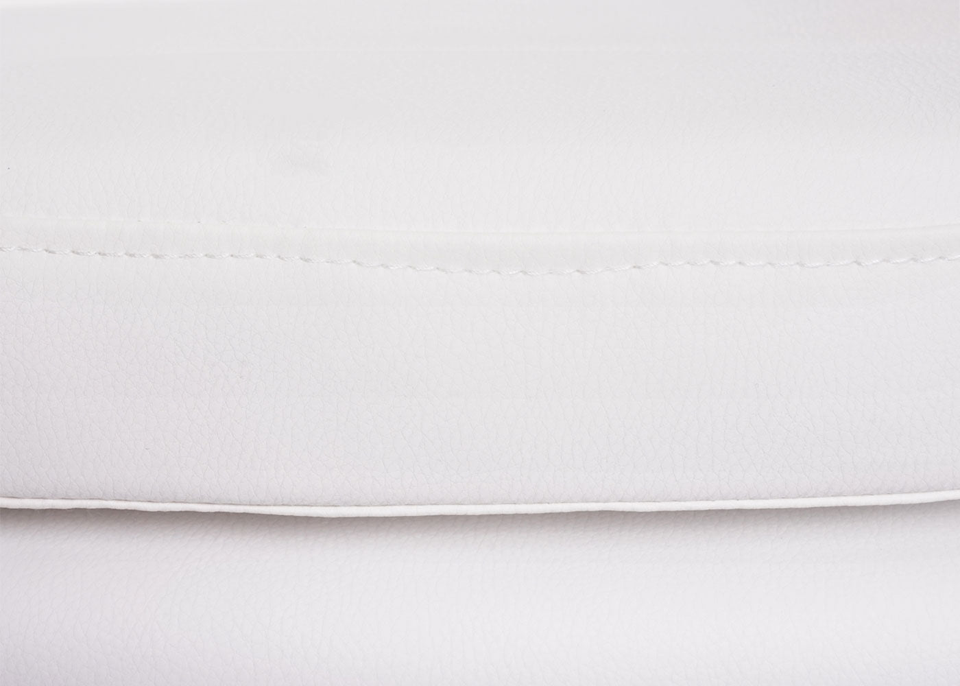 Cosmo Casa - Set van 2 Barkrukken - Tegenkruk ontwerp - Kunstleer - Wit