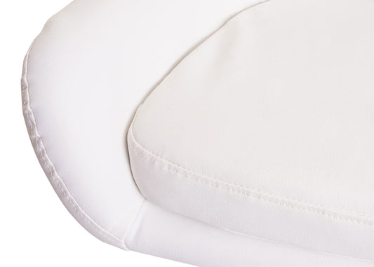 Cosmo Casa - Barkruk - Krukontwerp - Kunstleer - Wit