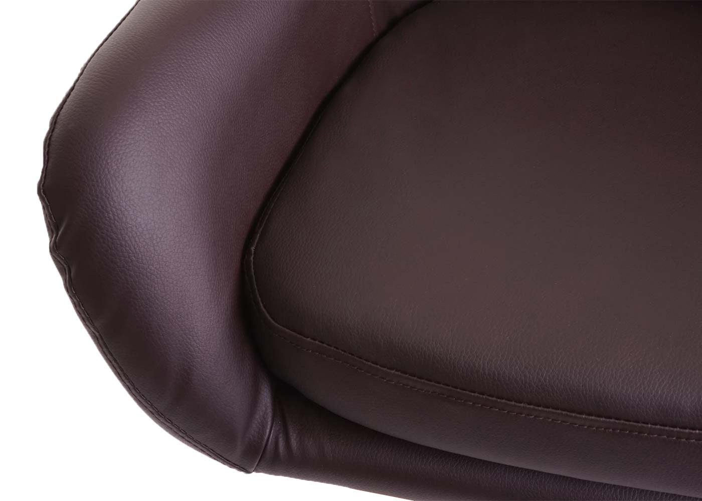 Cosmo Casa - Barkruk - Krukontwerp - Kunstleer - Bruin