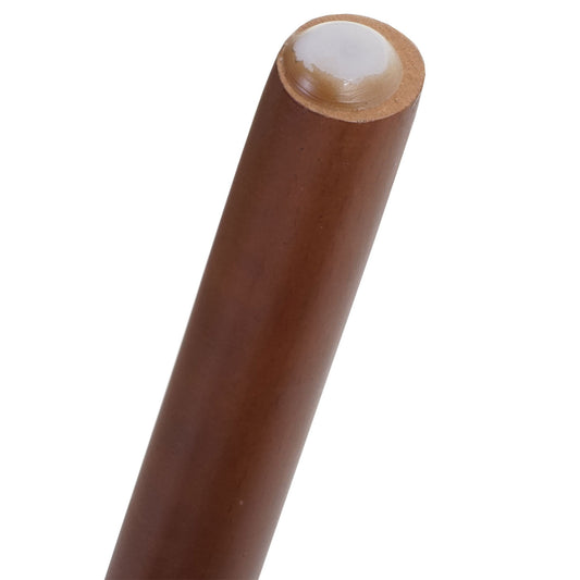 Cosmo Casa - Eetkamerstoel - Bezoekersontwerp - Gebogen hout - Kunstleer crème