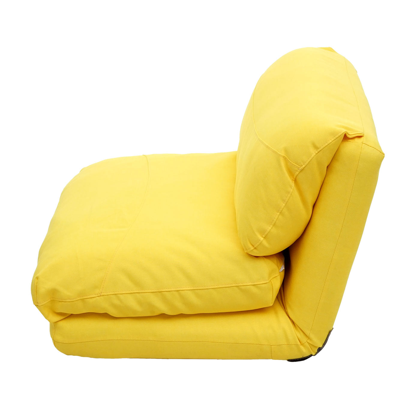 Cosmo Casa - Slaapfauteuil - Opklapbaar design - Stof/textiel - Geel