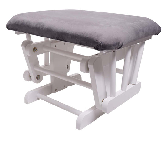 Cosmo Casa - Relaxstoel - Schommel - Fluweel - Grijs