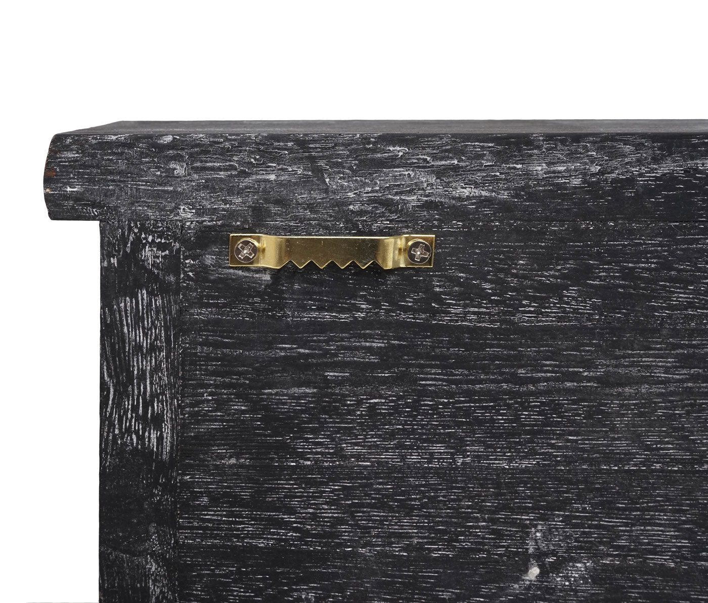 Cosmo Casa - Opbergkast - Toetsenbordkast met Deuren - Massief Hout - Shabby Grijs