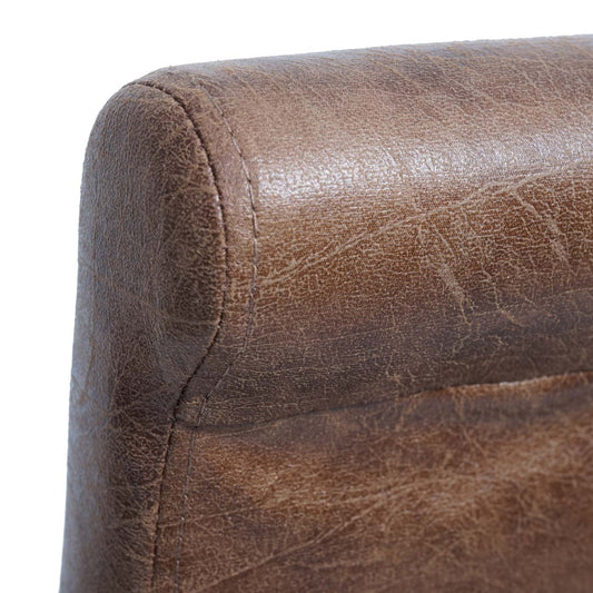 Cosmo Casa - Barkruk tegenkruk - Houten kruk - Stof textiel - Imitatie suède - Donkere poten