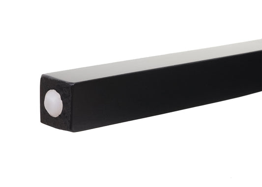 Cosmo Casa - Eetkamerstoel - Keukenstoel Latina - Leer - Zwart - Donkere Poten