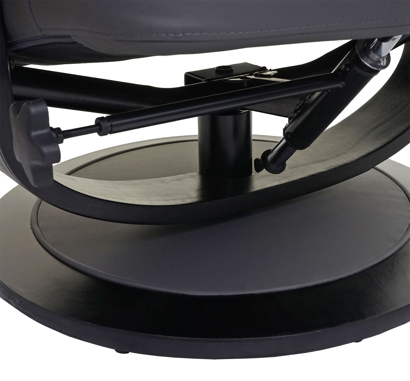 Cosmo Casa - Relaxfauteuil - Met opbergvak - Kunstleer - Matgrijs