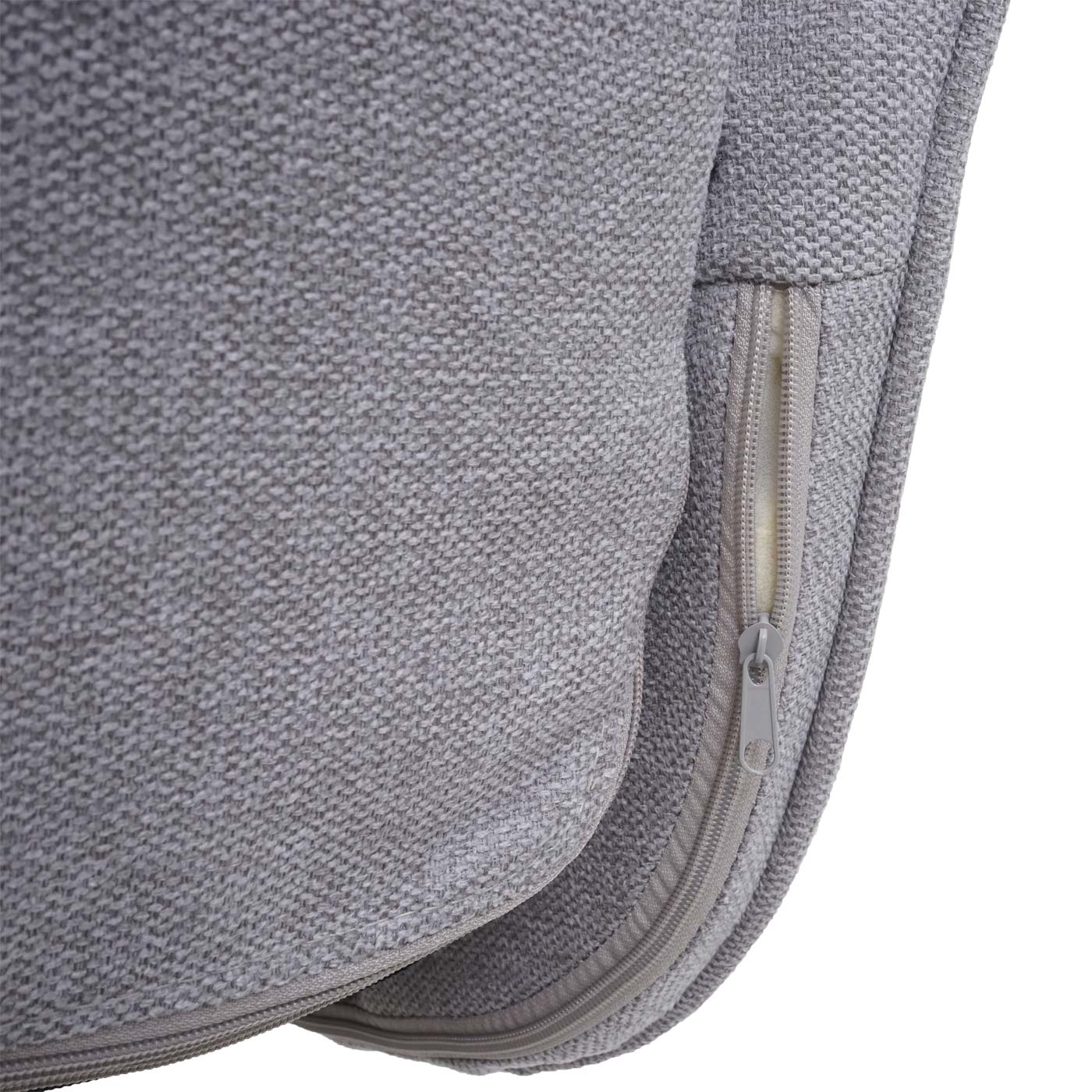 Cosmo Casa - Relaxfauteuil Helsinki - TV-fauteuil met kruk - Stof textiel - Lichtgrijs